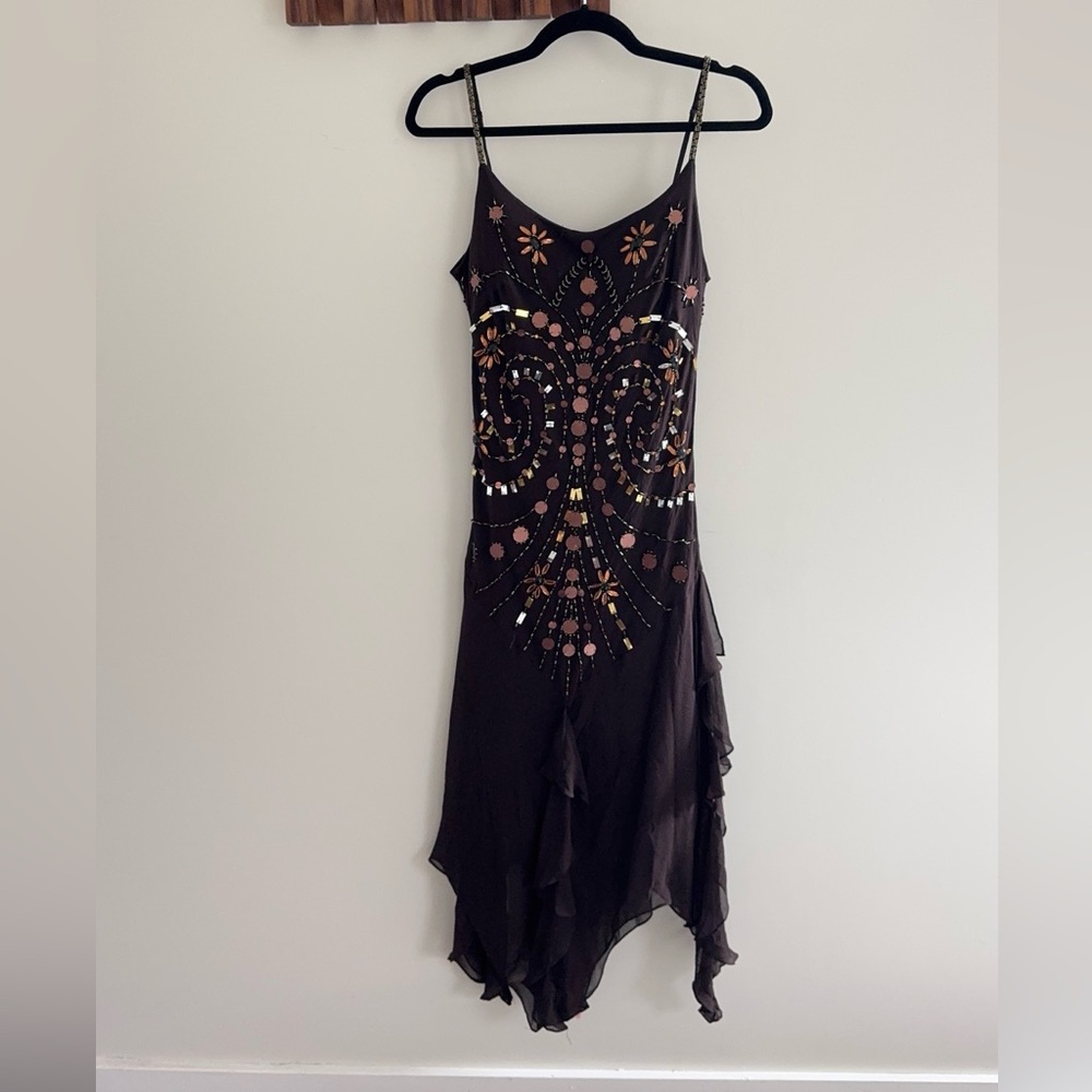 SOLD Beaded Mermaid Dress- Sue Wong